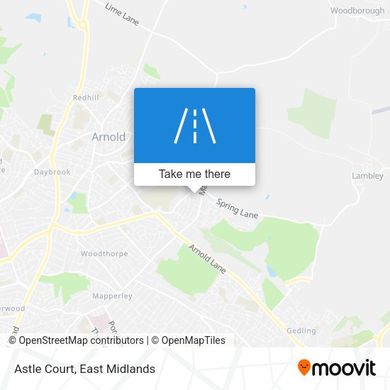 Astle Court map