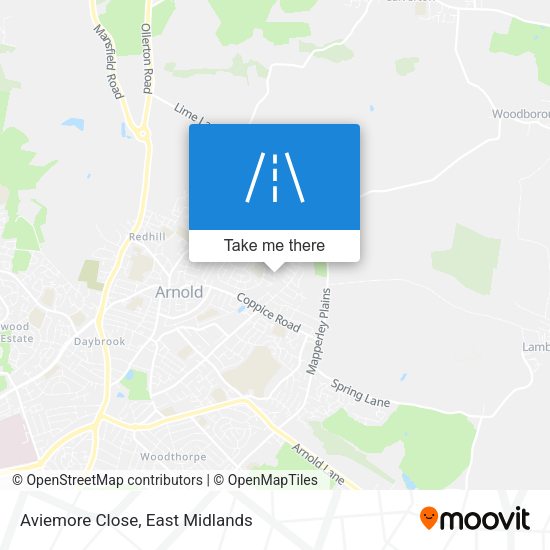 Aviemore Close map