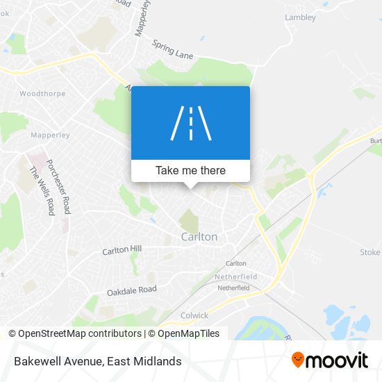 Bakewell Avenue map