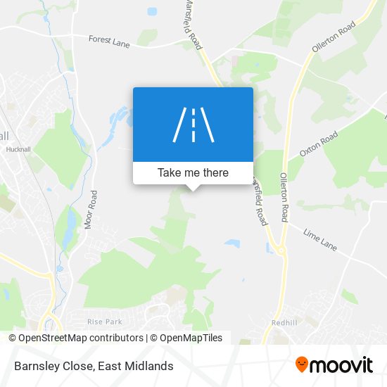 Barnsley Close map
