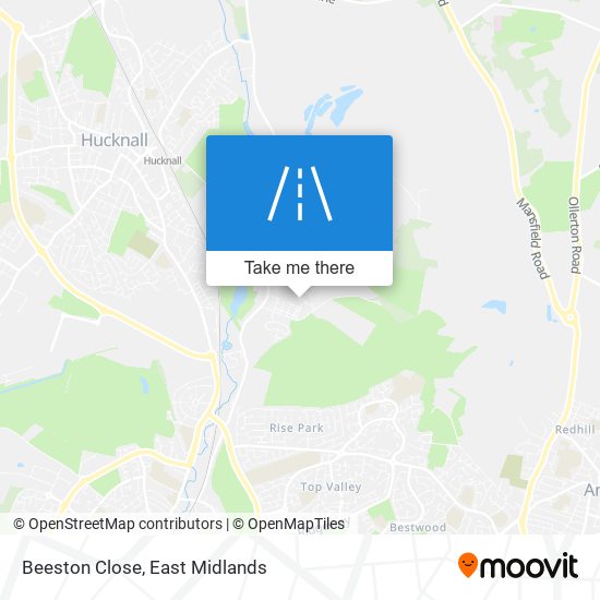 Beeston Close map