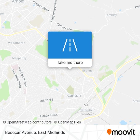 Besecar Avenue map