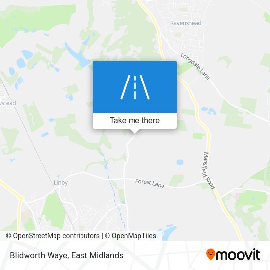 Blidworth Waye map