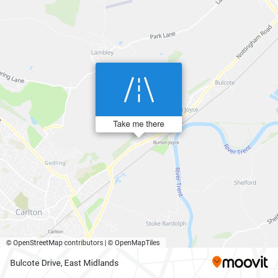 Bulcote Drive map