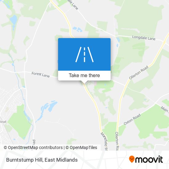 Burntstump Hill map