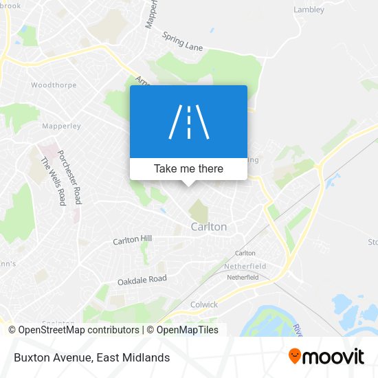 Buxton Avenue map