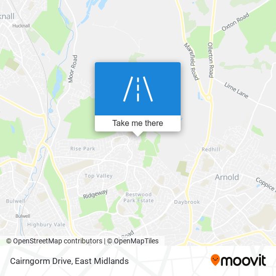 Cairngorm Drive map