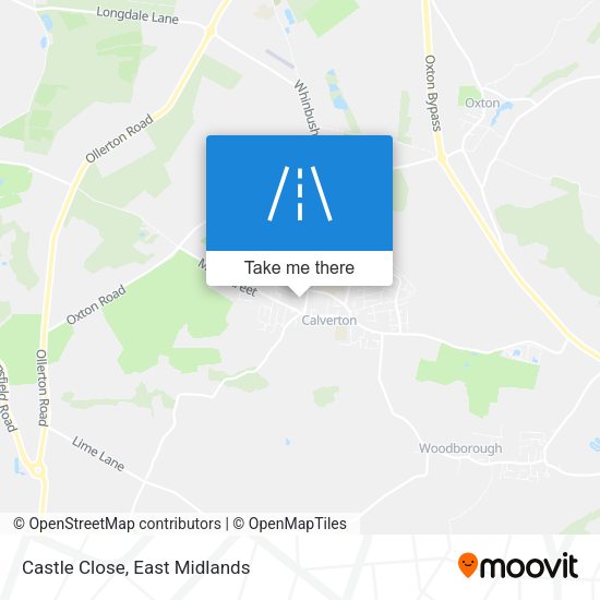 Castle Close map