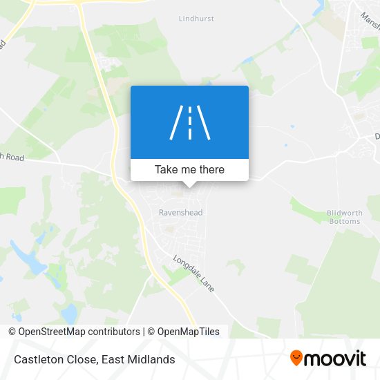 Castleton Close map