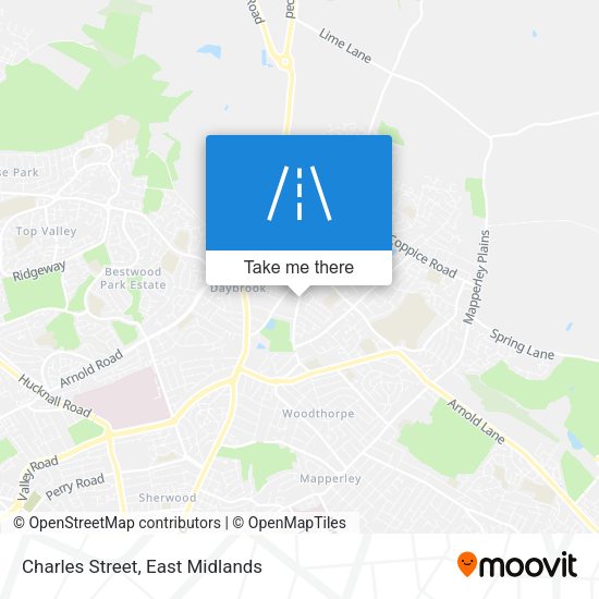 Charles Street map