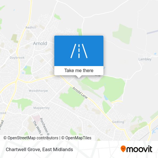 Chartwell Grove map