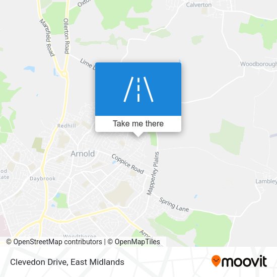Clevedon Drive map