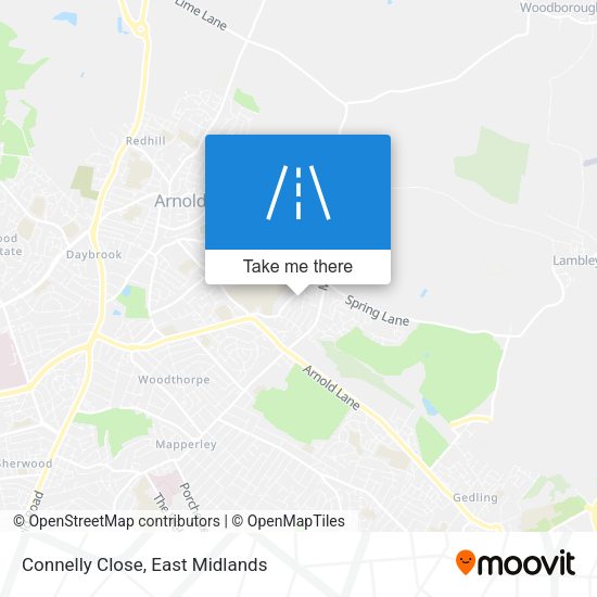 Connelly Close map