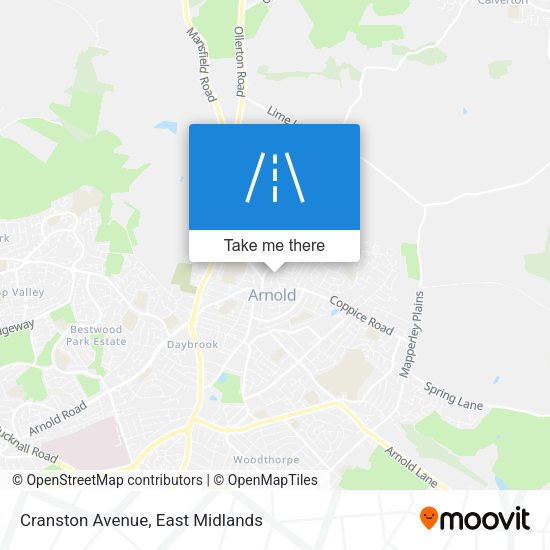 Cranston Avenue map