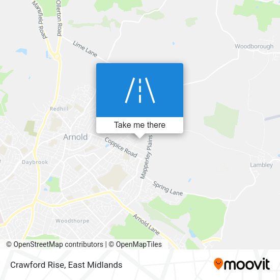 Crawford Rise map