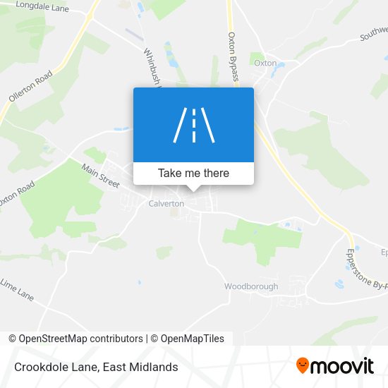 Crookdole Lane map