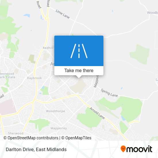 Darlton Drive map