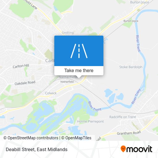 Deabill Street map