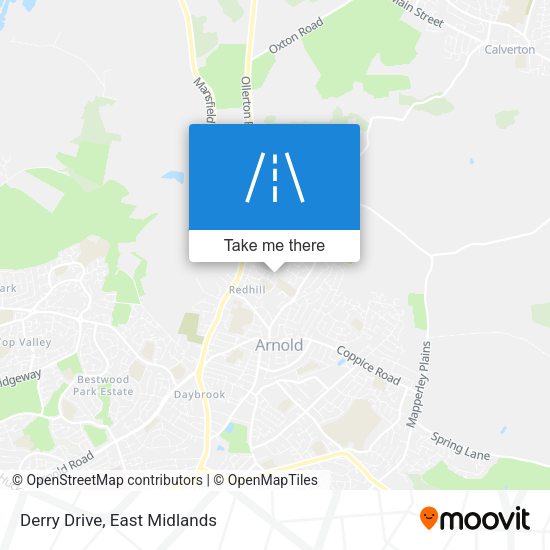 Derry Drive map