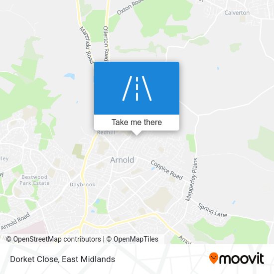 Dorket Close map