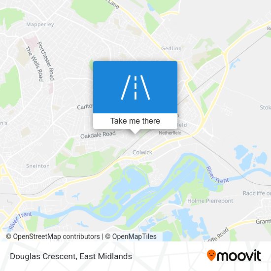 Douglas Crescent map