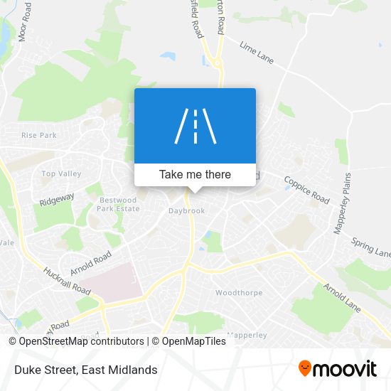 Duke Street map