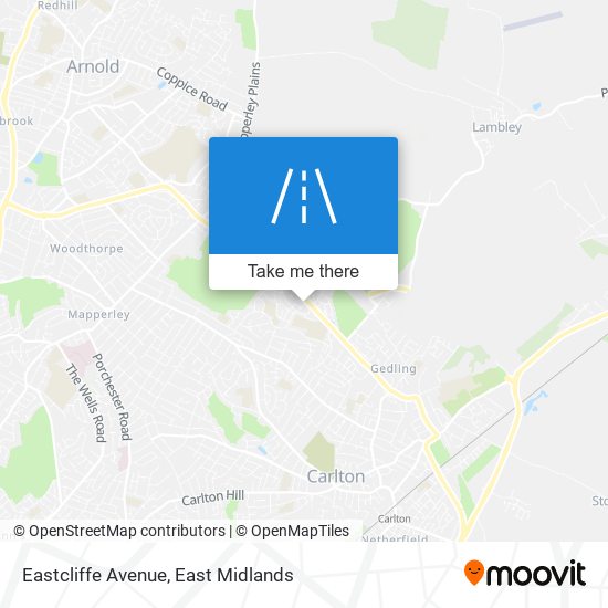 Eastcliffe Avenue map