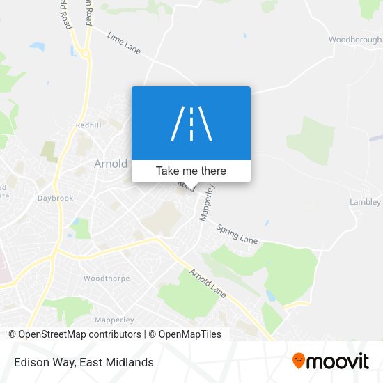 Edison Way map