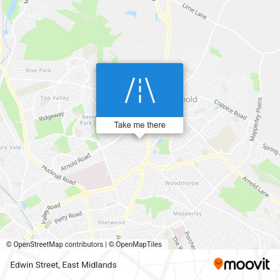 Edwin Street map