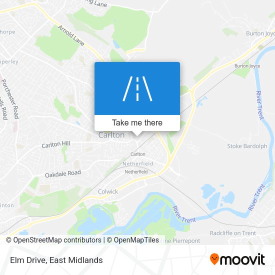 Elm Drive map