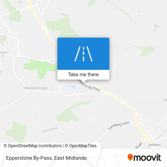 Epperstone By-Pass map