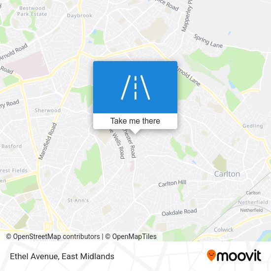 Ethel Avenue map