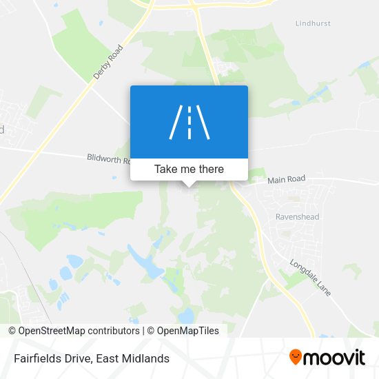 Fairfields Drive map