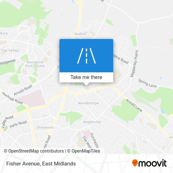 Fisher Avenue map