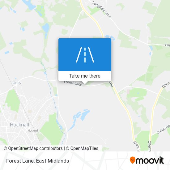 Forest Lane map