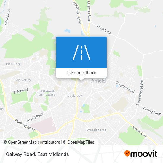 Galway Road map