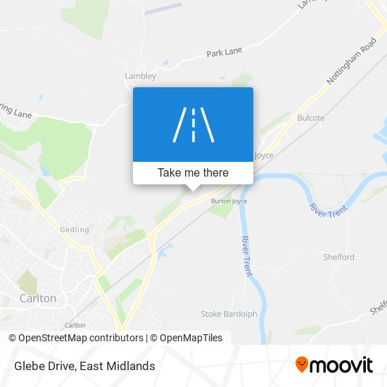 Glebe Drive map