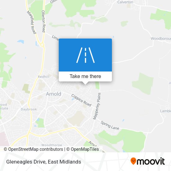 Gleneagles Drive map