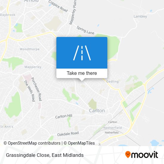 Grassingdale Close map