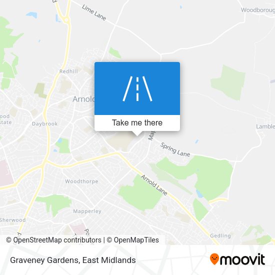 Graveney Gardens map