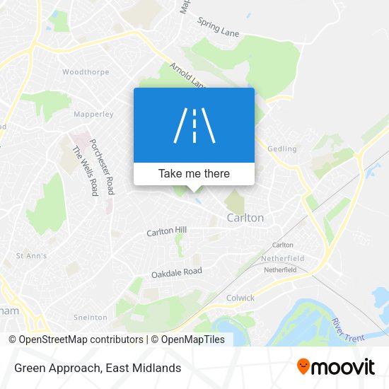 Green Approach map