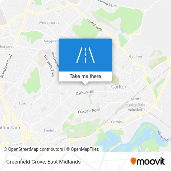 Greenfield Grove map