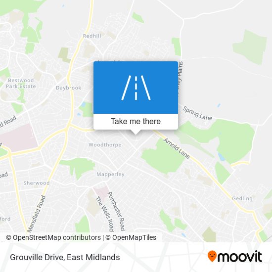 Grouville Drive map