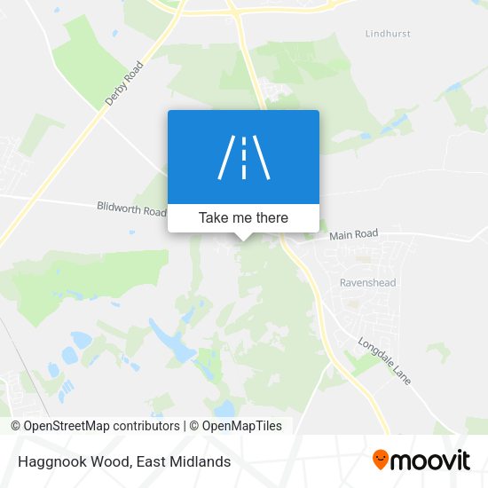 Haggnook Wood map