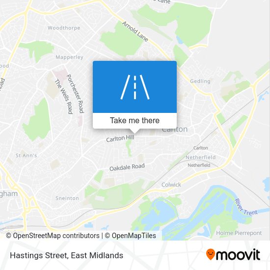 Hastings Street map
