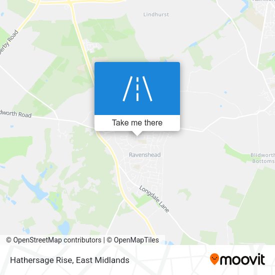 Hathersage Rise map