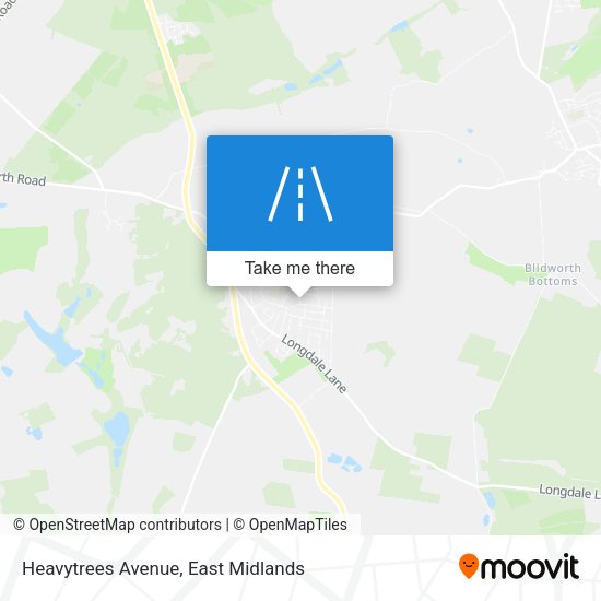 Heavytrees Avenue map