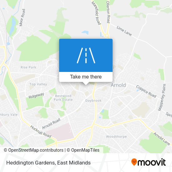 Heddington Gardens map