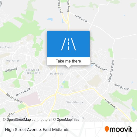 High Street Avenue map