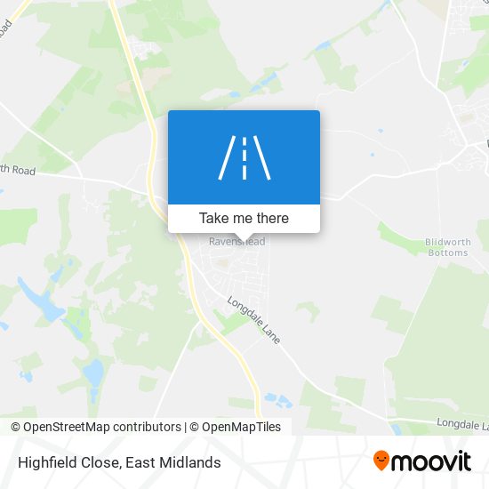 Highfield Close map